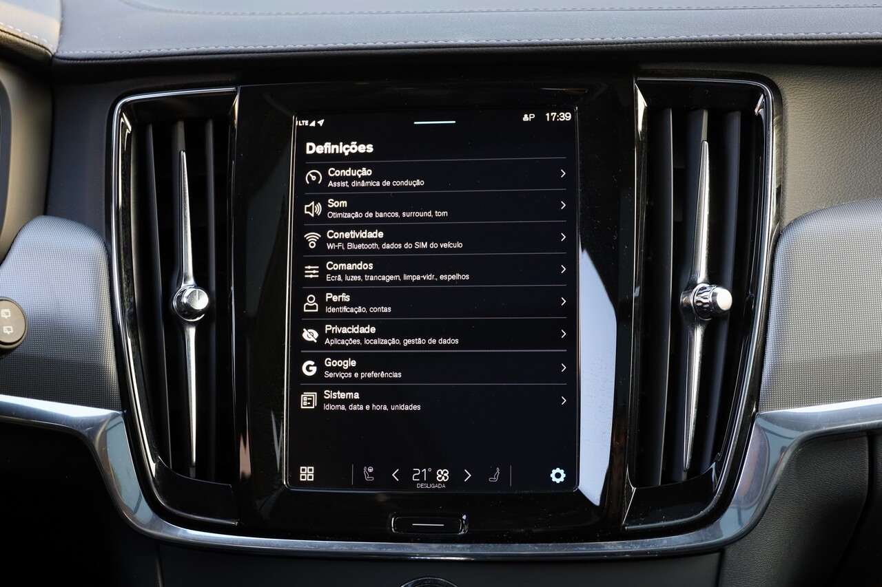 V90 T6 Híbrido Plug-in, Elétrico/Gasolina, Plus Dark